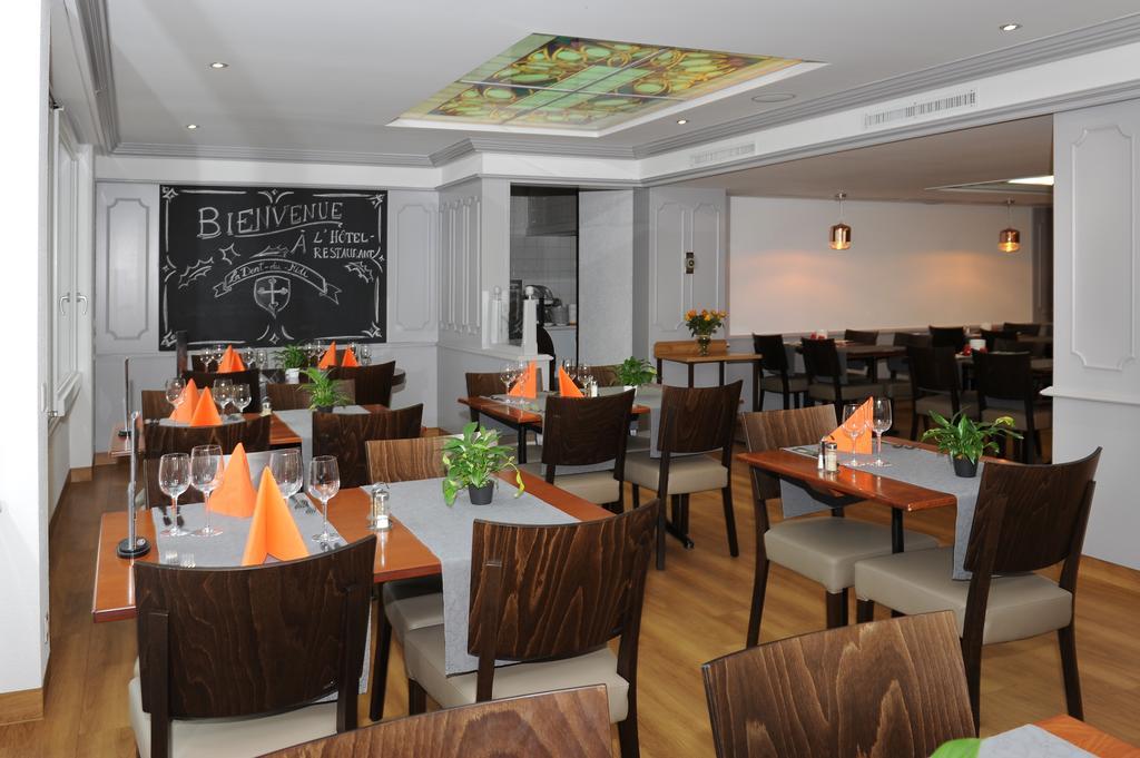La Dent-Du-Midi Hotel & Restaurant Saint-Maurice Exteriör bild